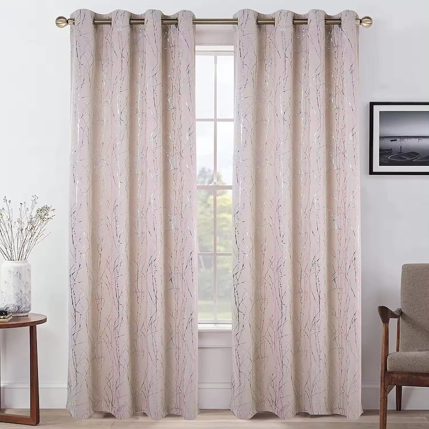 Hot Sale S Fold Curtain Blackout Manual Special Design Curtain Flame Retardant for Cafe or Hotel