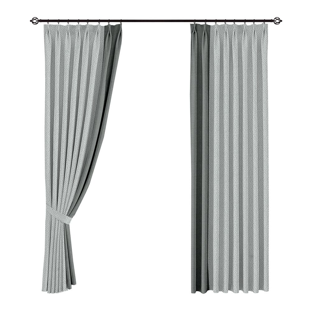 Luxury Five Star Hotel Room Curtains & Valances Fire Retardant White 100% Blackout Polyester Fabric for Hotel Use