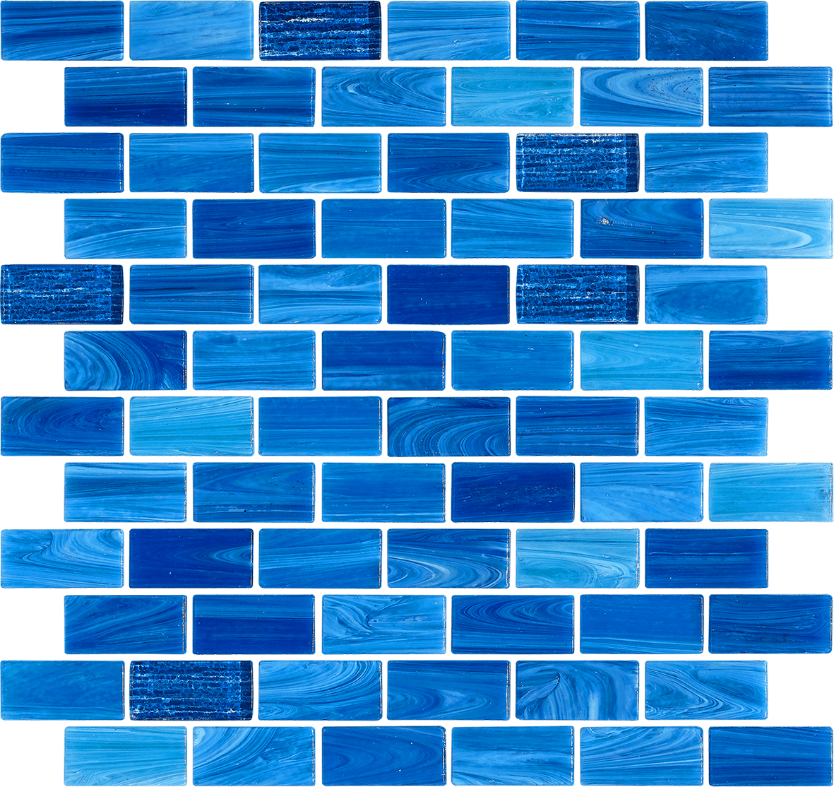 Wholesale Price Outdoor Blue Glass Mosaic Swimming Pool Mosaic Tile